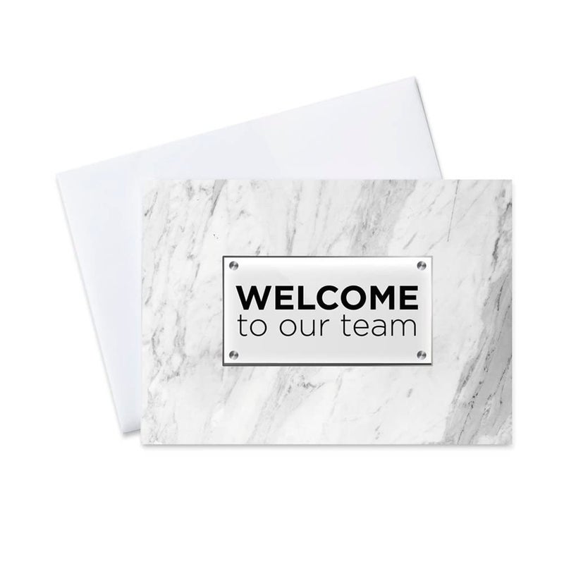CEO Cards - Business Welcome Greeting Cards (Team Onboarding), 5x7 Inches, 25 Cards & 26 White Envelopes (W2001) - Image 1